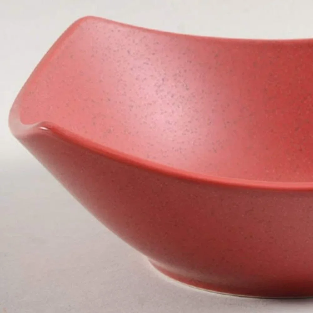 Noritake Colorwave Raspberry 7" Square Bowl - Picture 2 of 5